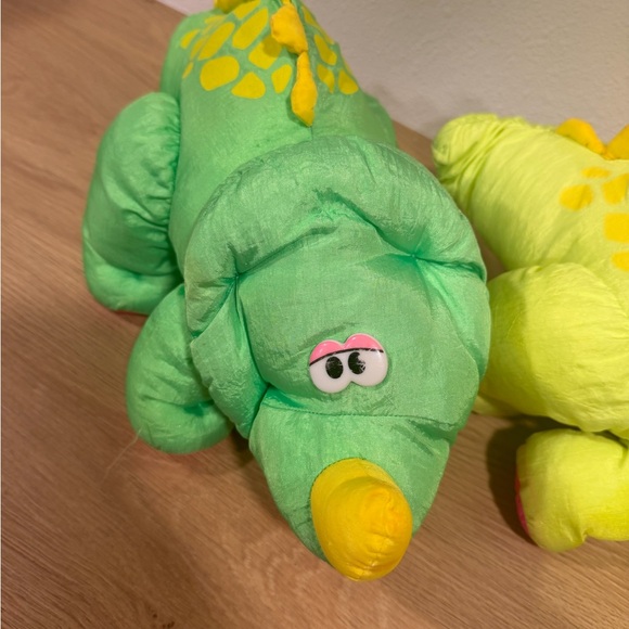 Fisher-Price Green and Yellow Dinosaur Plush Set - Picture 2 of 8